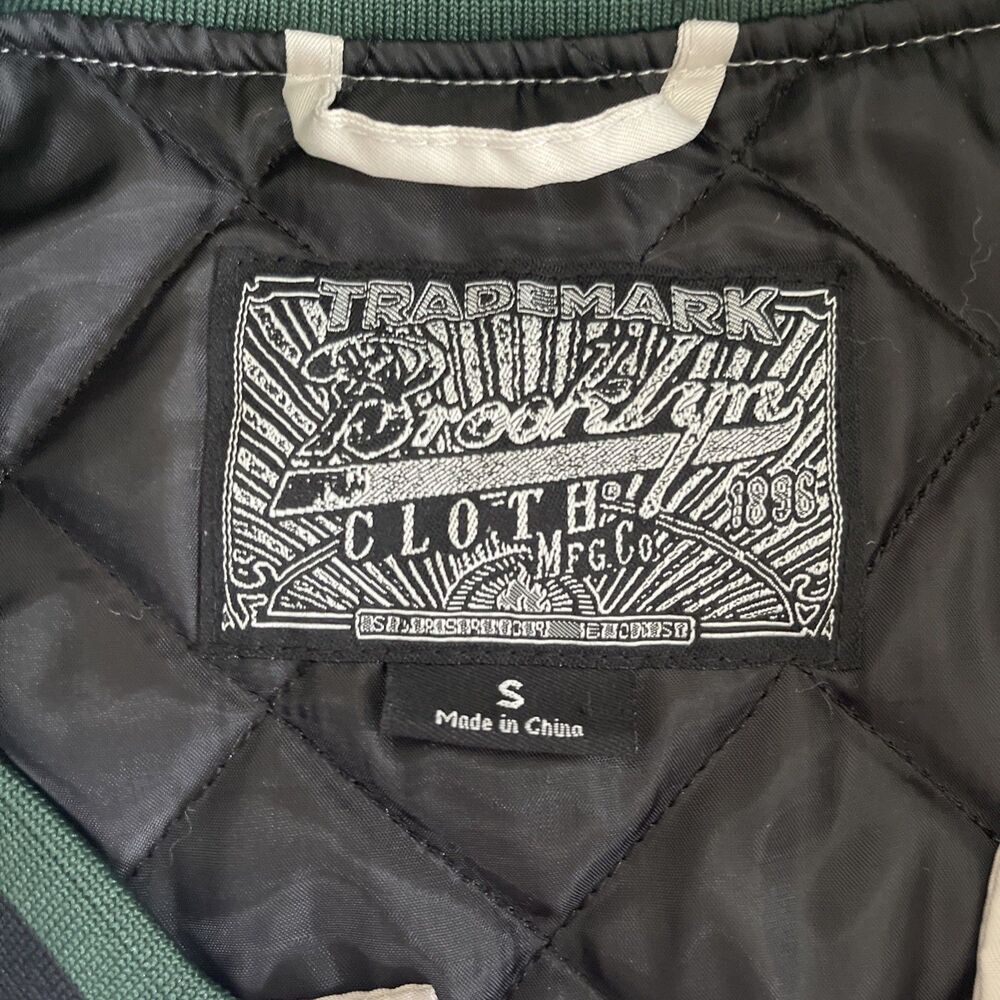 Brooklyn Cloth Originals Bomber Jacket Men's S Sand Goat Green - Picture 7 of 13